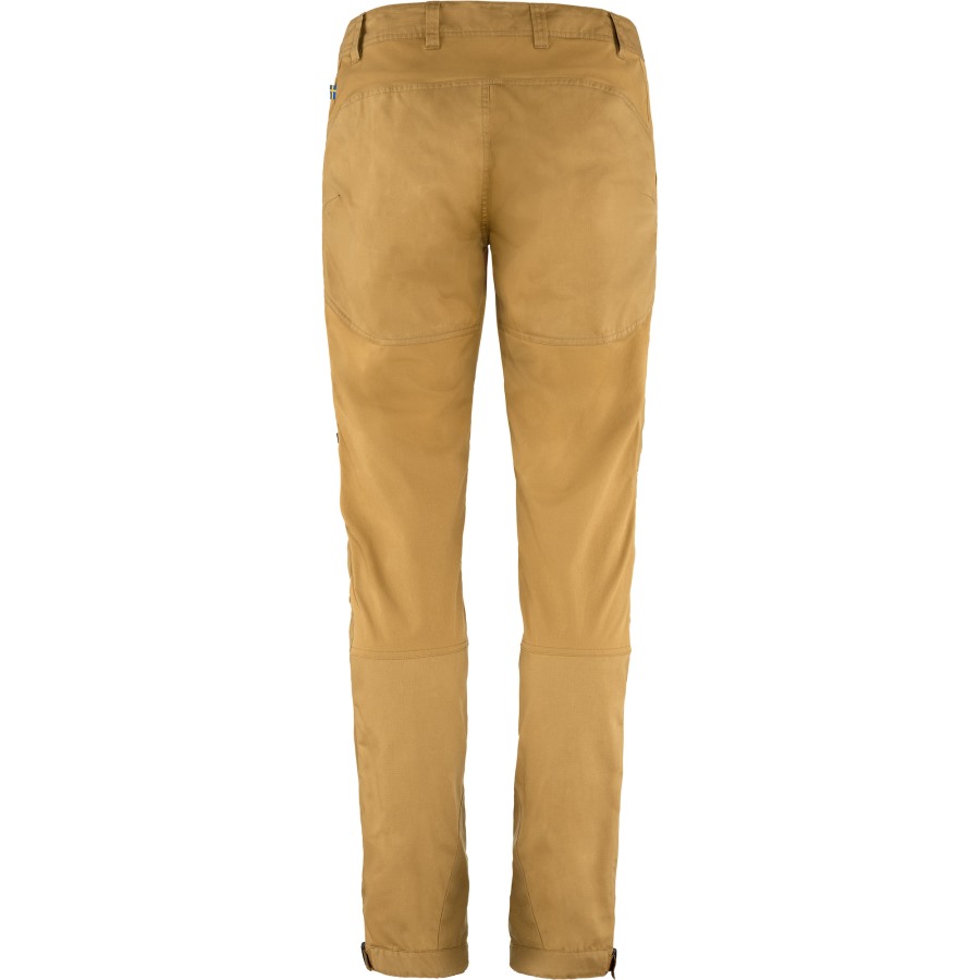 Abisko Lite Trekking Trousers W Short Fjällräven Buckwheat Brown