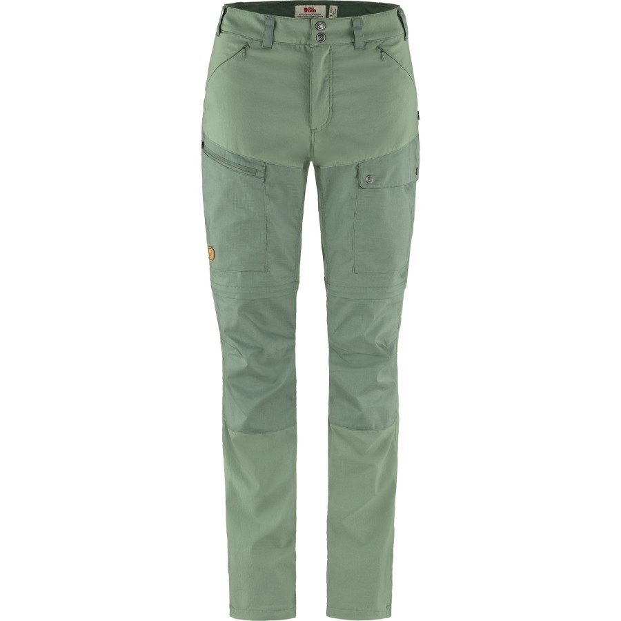 Jade Green-Patina Green Abisko Midsummer Zip Off Trousers W Fjällräven