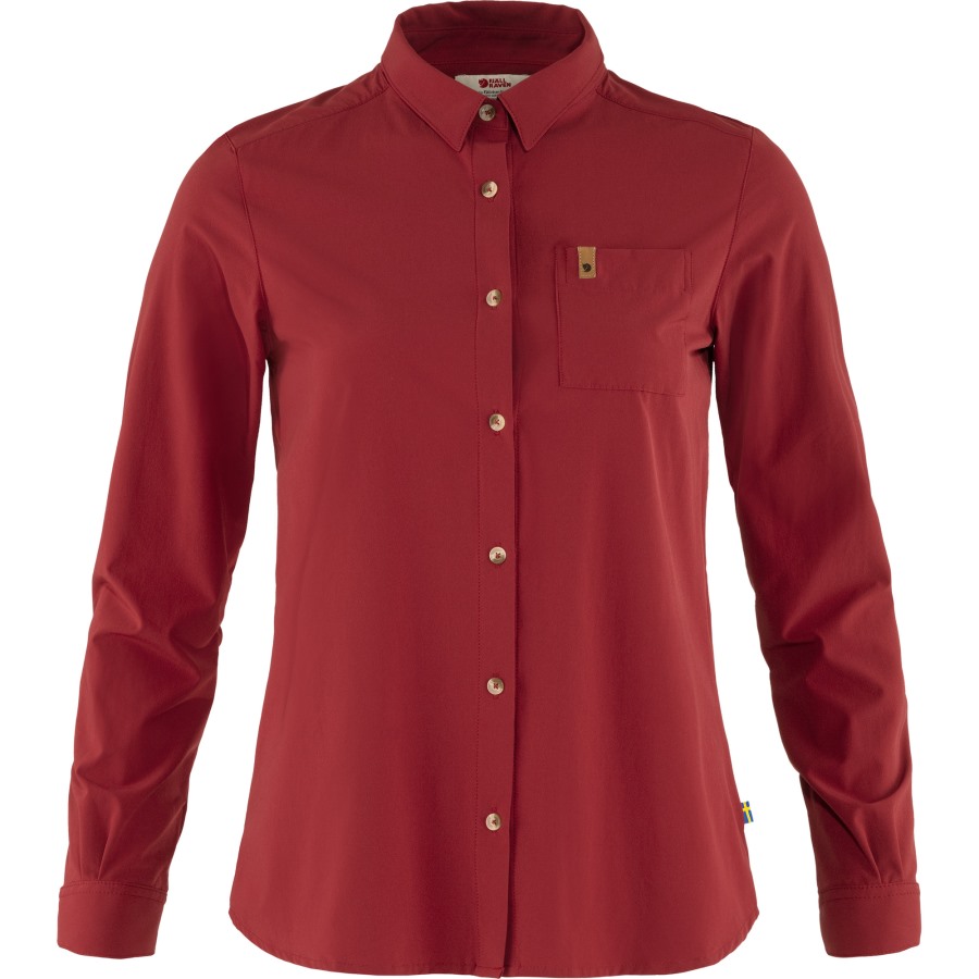 Fjällräven Pomegranate Red Övik Lite Shirt Ls W