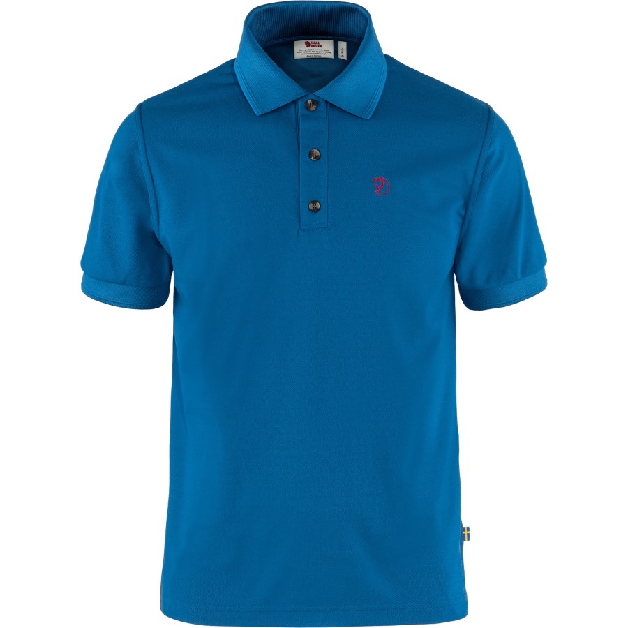 Alpine Blue Fjällräven Brand Crowley Pique Shirt M