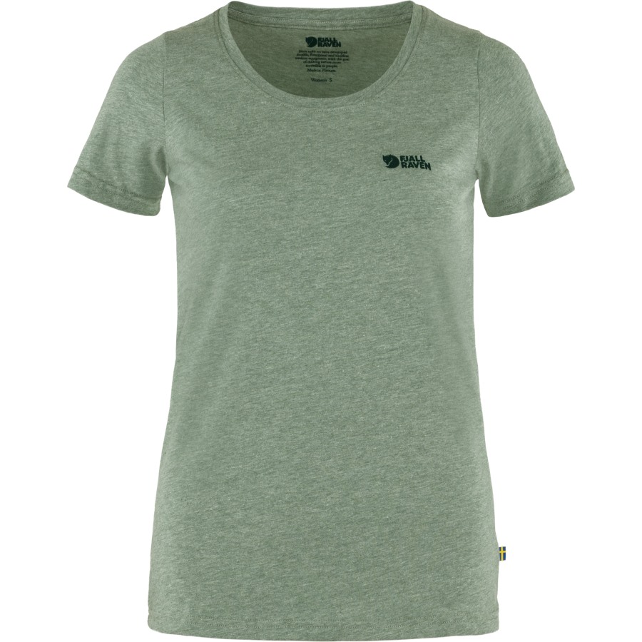 Fjällräven Brand Logo T-Shirt W Patina Green-Melange