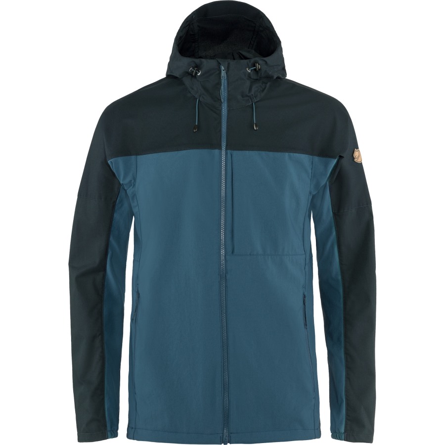 Abisko Midsummer Jacket M Fjällräven Brand Indigo Blue-Dark Navy