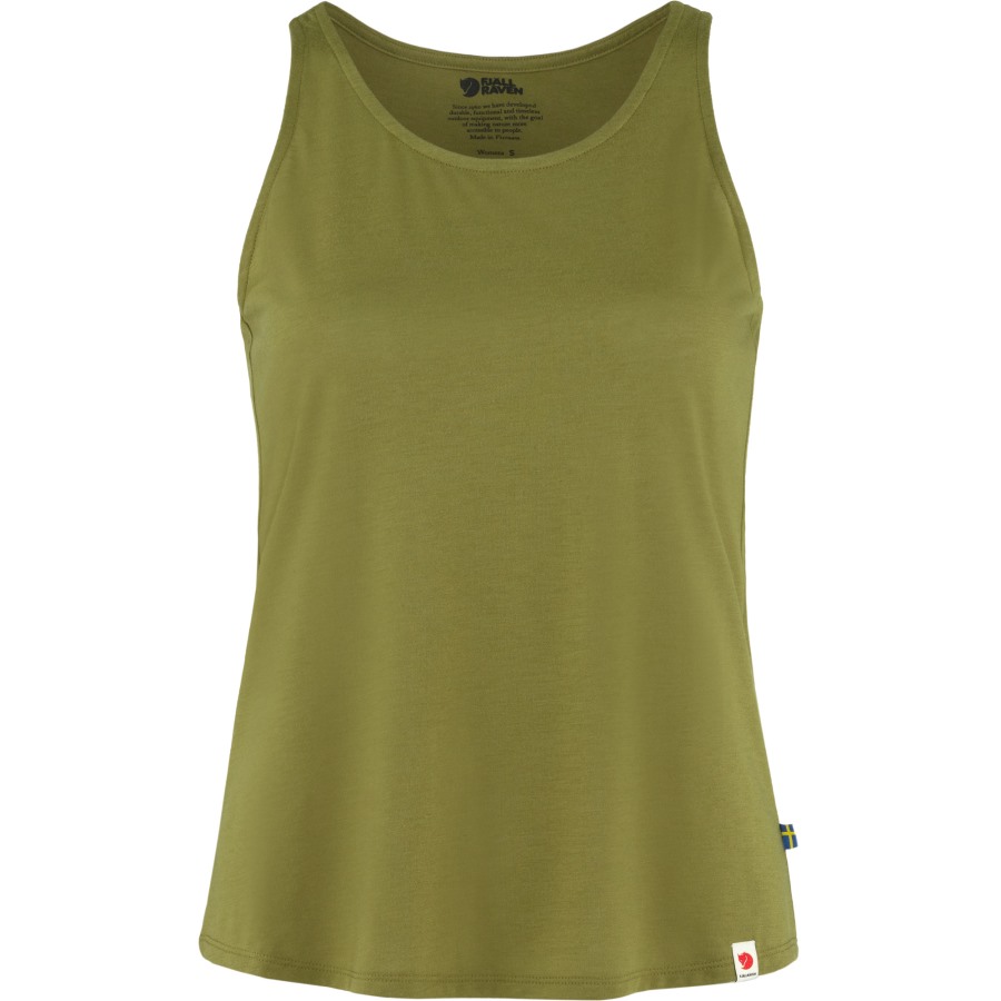 High Coast Lite Tank Top W Fjällräven Moss Green