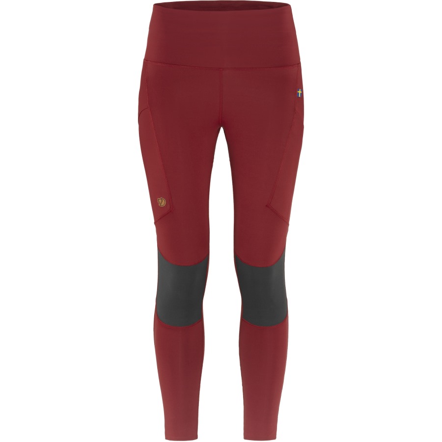 Pomegranate Red-Iron Grey Abisko Trekking Tights Pro W Fjällräven