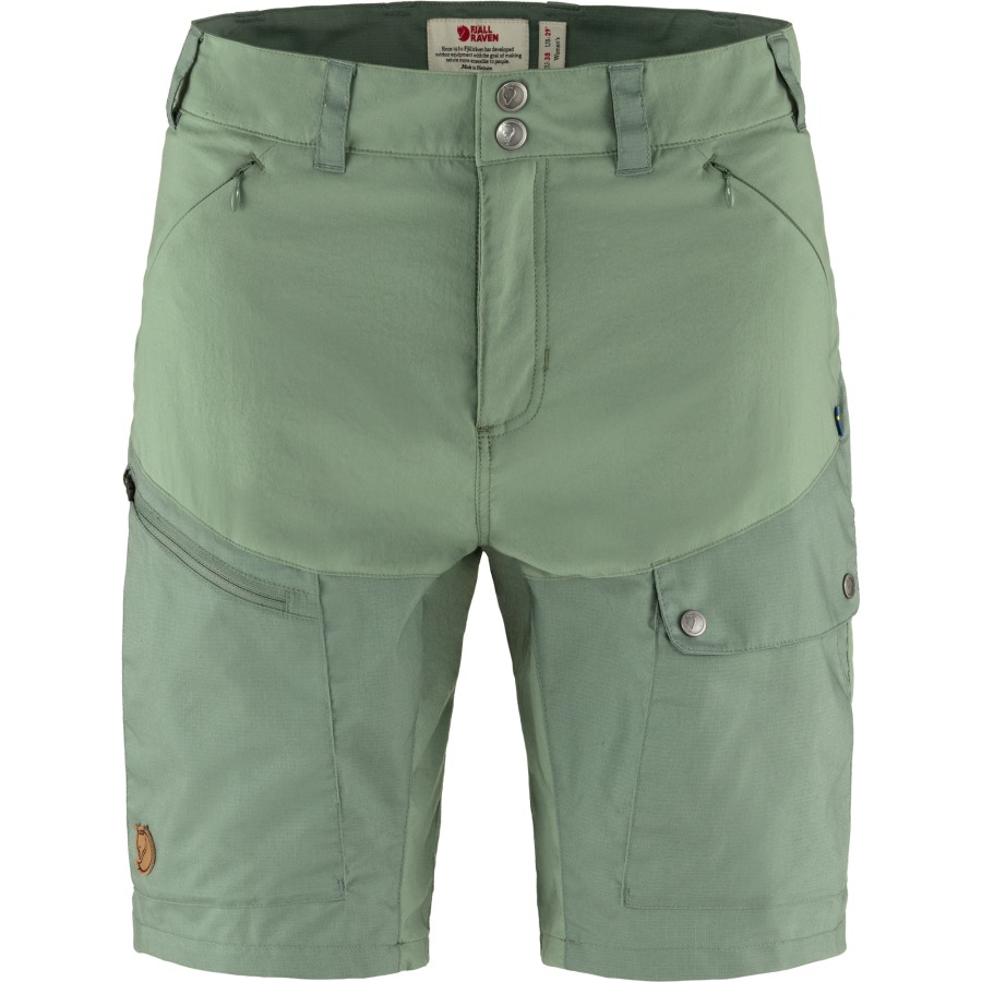 Jade Green-Patina Green Fjällräven Brand Abisko Midsummer Shorts W