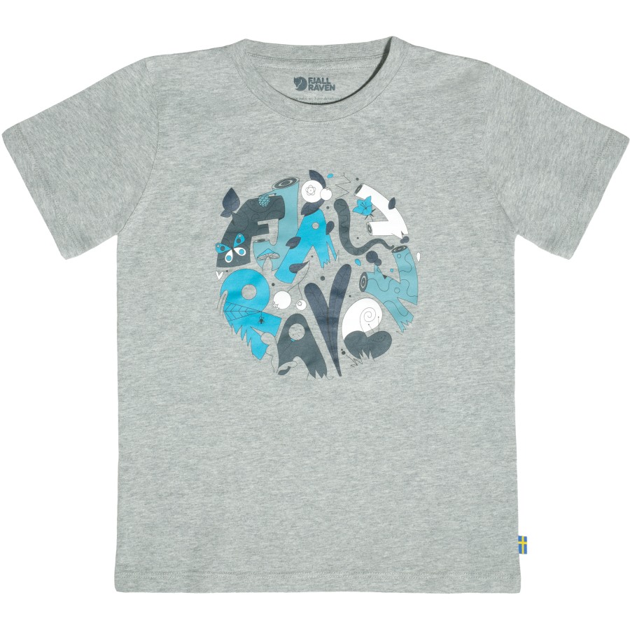 Grey-Melange Kids Forest Findings T-Shirt Fjällräven