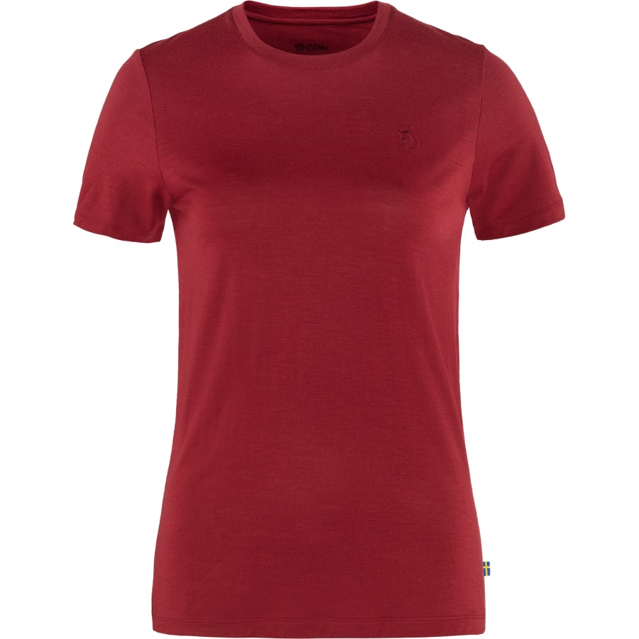Fjällräven Abisko Wool Ss W Pomegranate Red