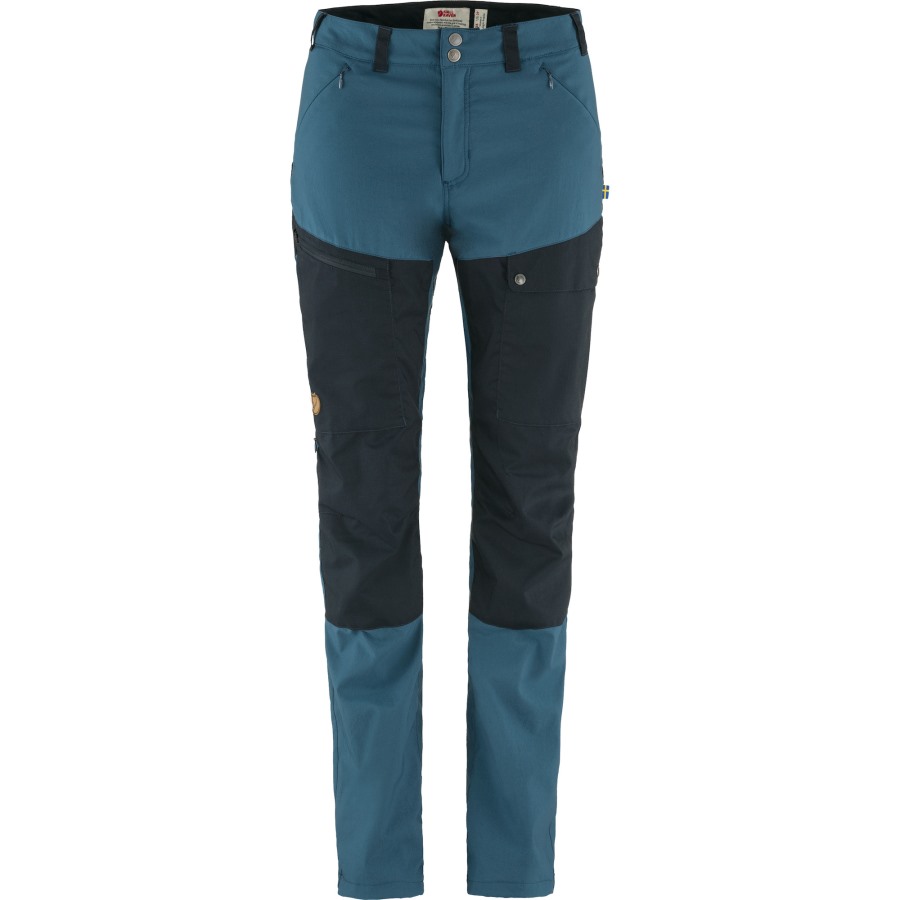 Abisko Midsummer Trousers W Reg Fjällräven Indigo Blue-Dark Navy