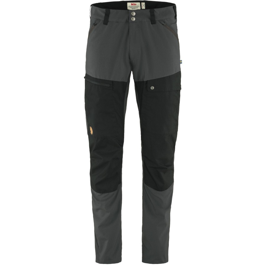 Fjällräven Dark Grey-Black Abisko Midsummer Trousers M Long
