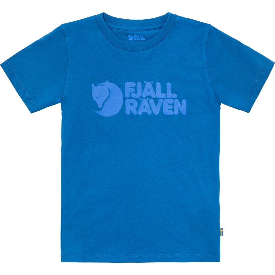 Kids Logo T-Shirt Fjällräven Alpine Blue