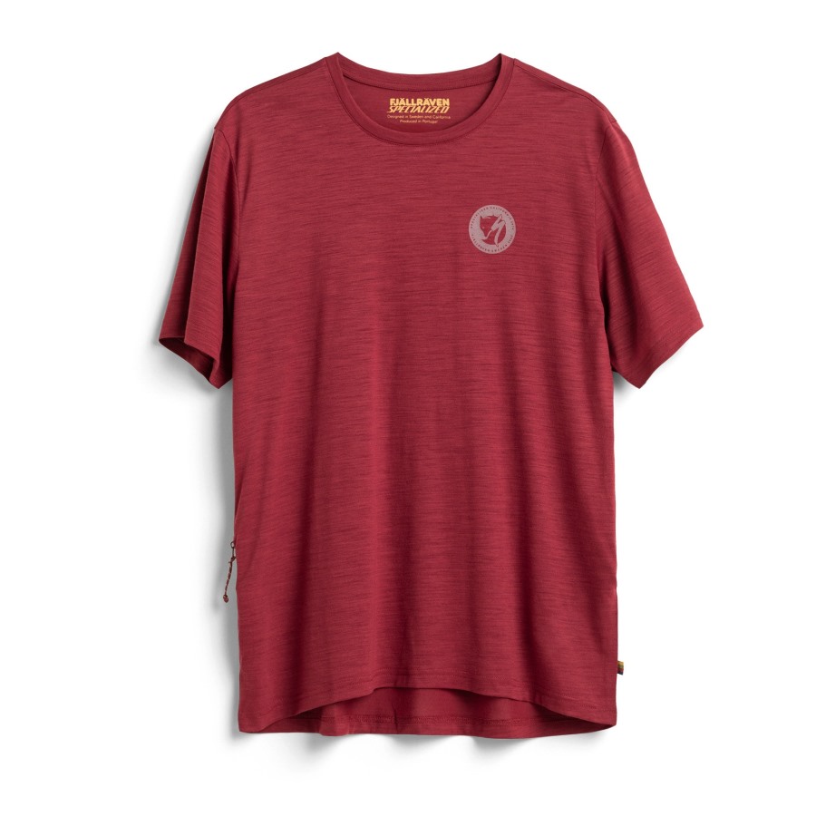 Pomegranate Red S/F Wool T-Shirt M Fjällräven Brand