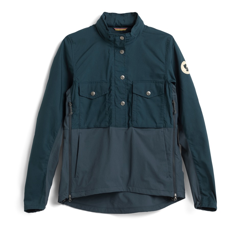 Navy Fjällräven S/F Räven Anorak W