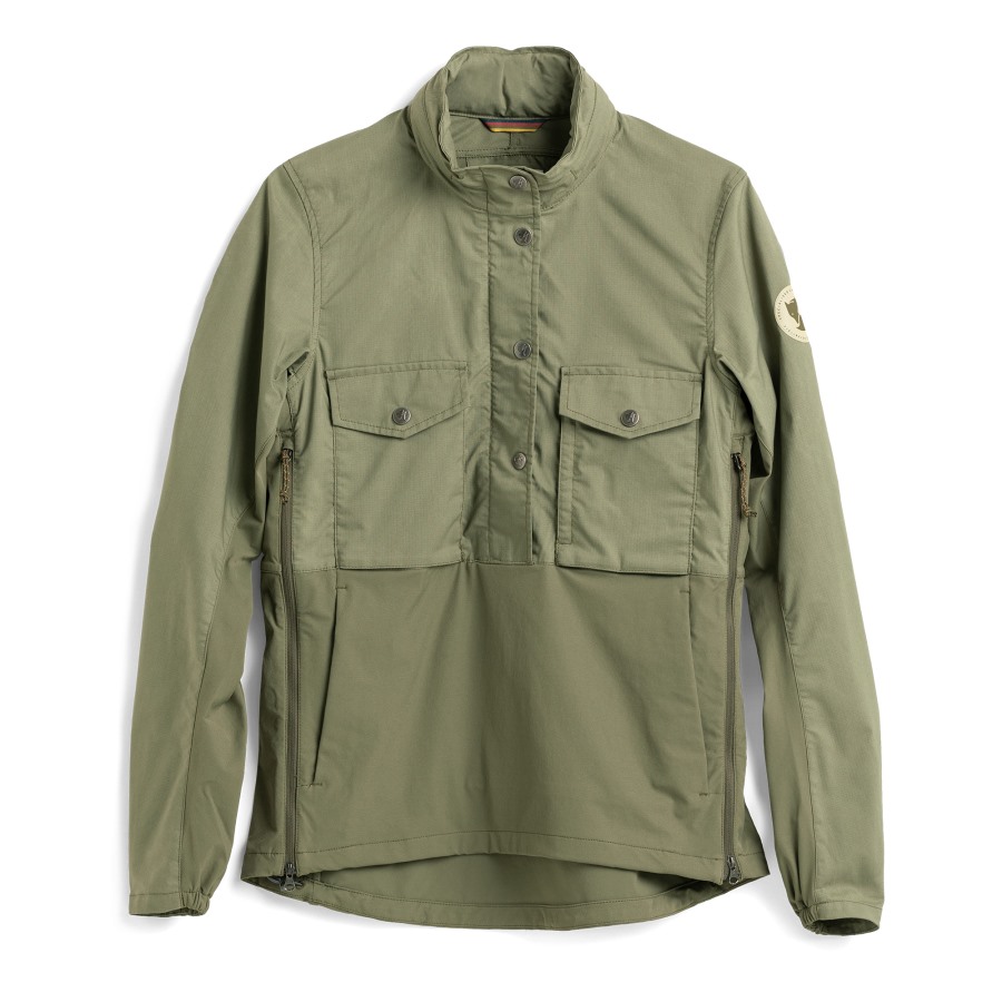 Green S/F Räven Anorak W Fjällräven
