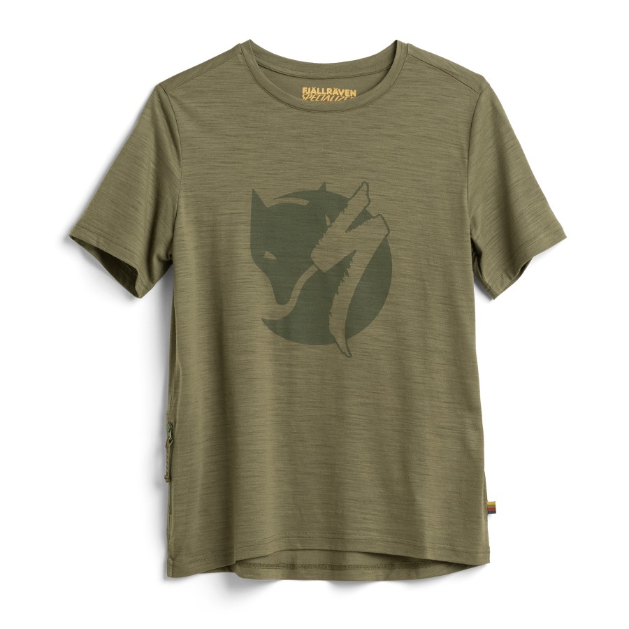 Fjällräven Brand S/F Wool T-Shirt W Green