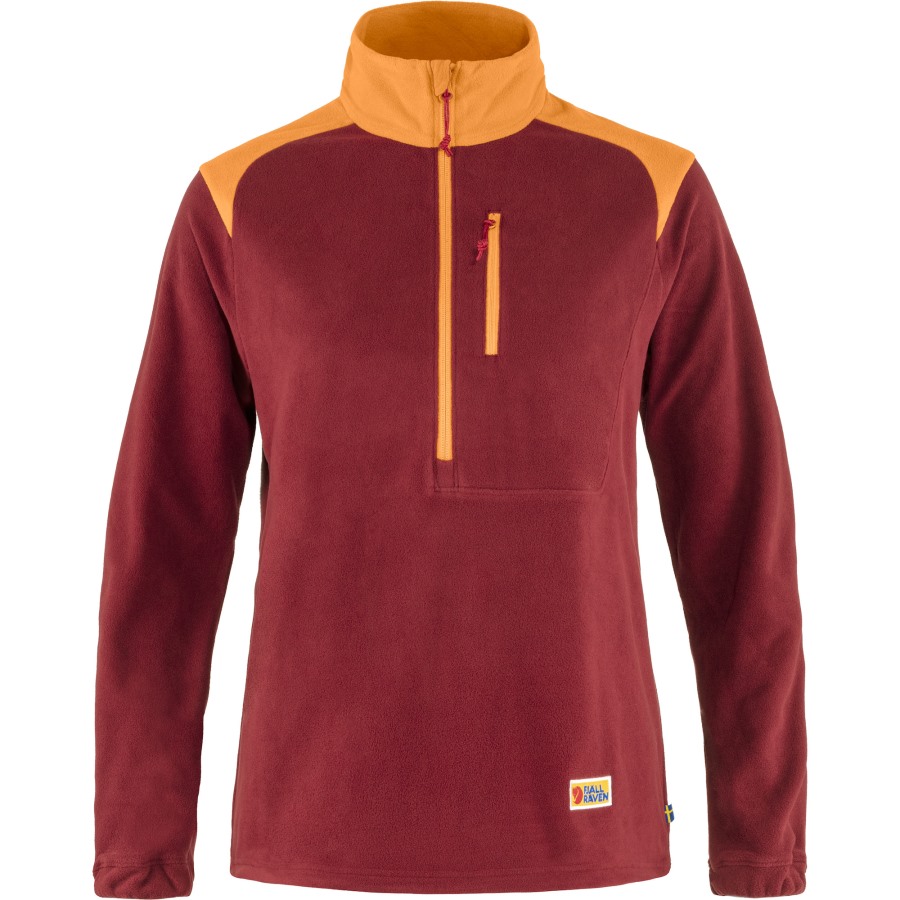 Bordeaux Red-Spicy Orange Vardag Lite Fleece W Fjällräven