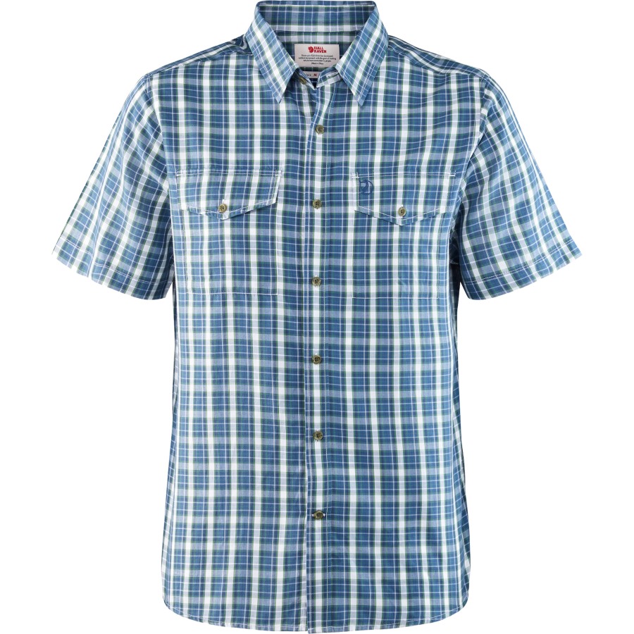 Fjällräven Brand Abisko Cool Shirt Ss M Uncle Blue