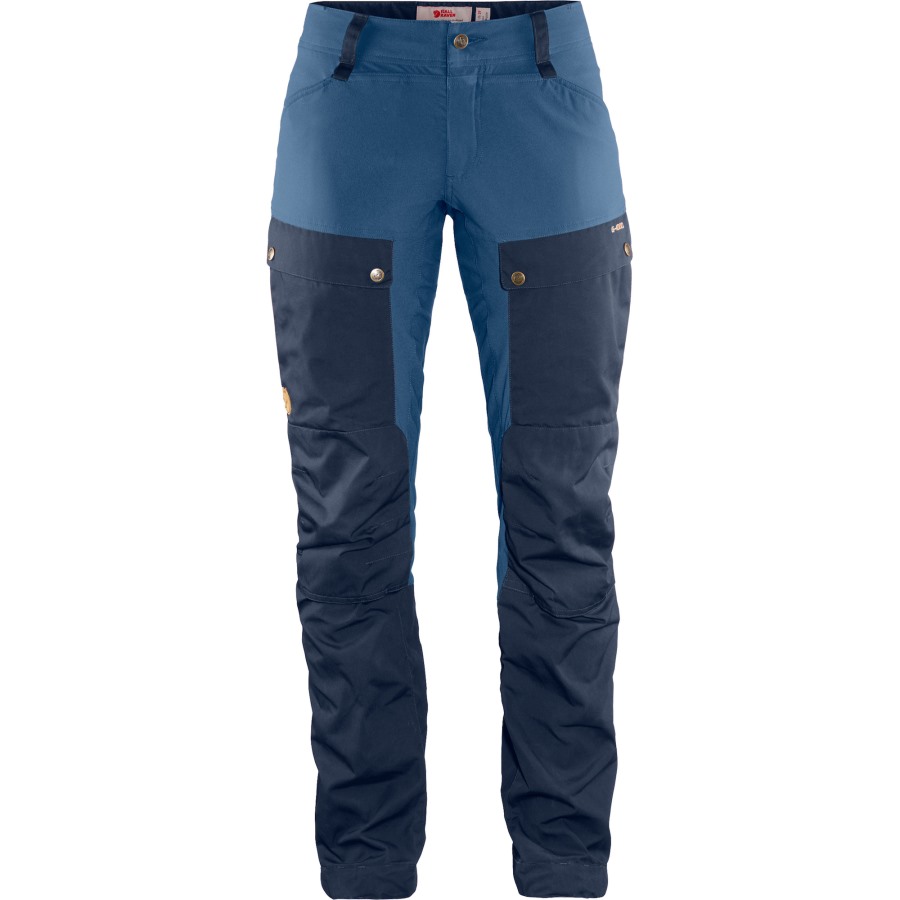 Fjällräven Dark Navy-Uncle Blue Keb Trousers Curved W Short