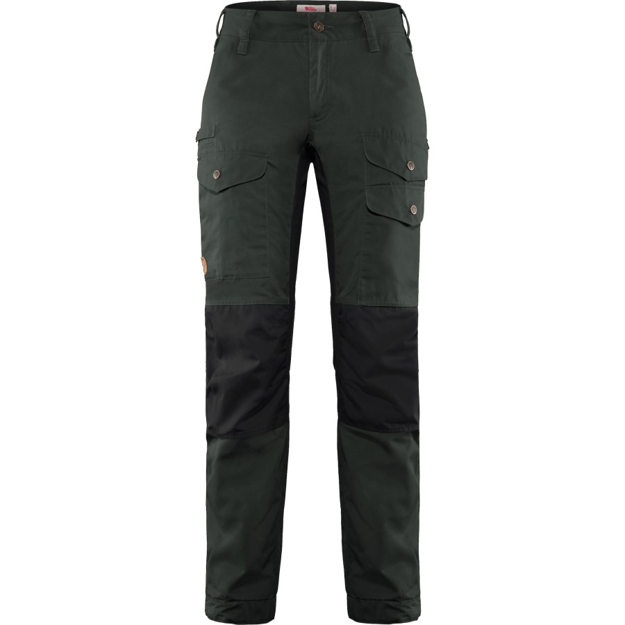Vidda Pro Ventilated Trousers W Short Fjällräven Dark Grey-Black