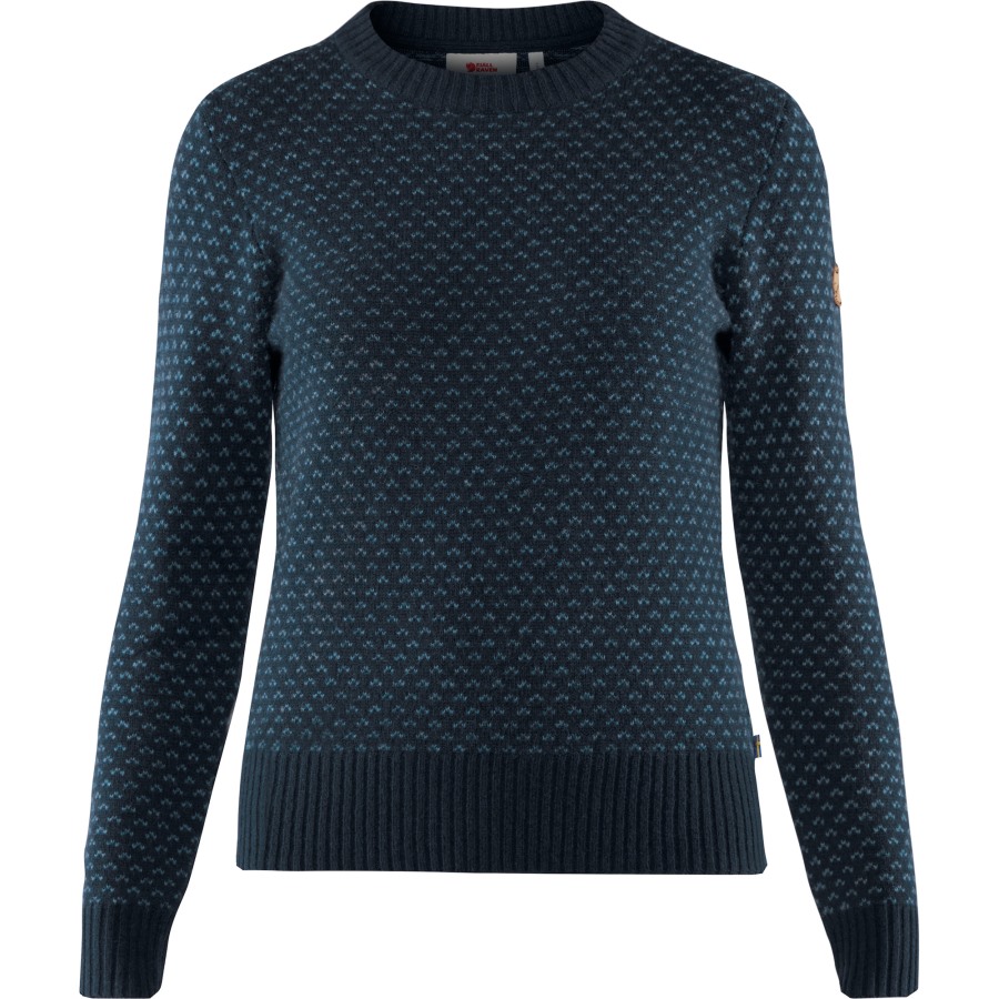 Övik Nordic Sweater W Fjällräven Dark Navy