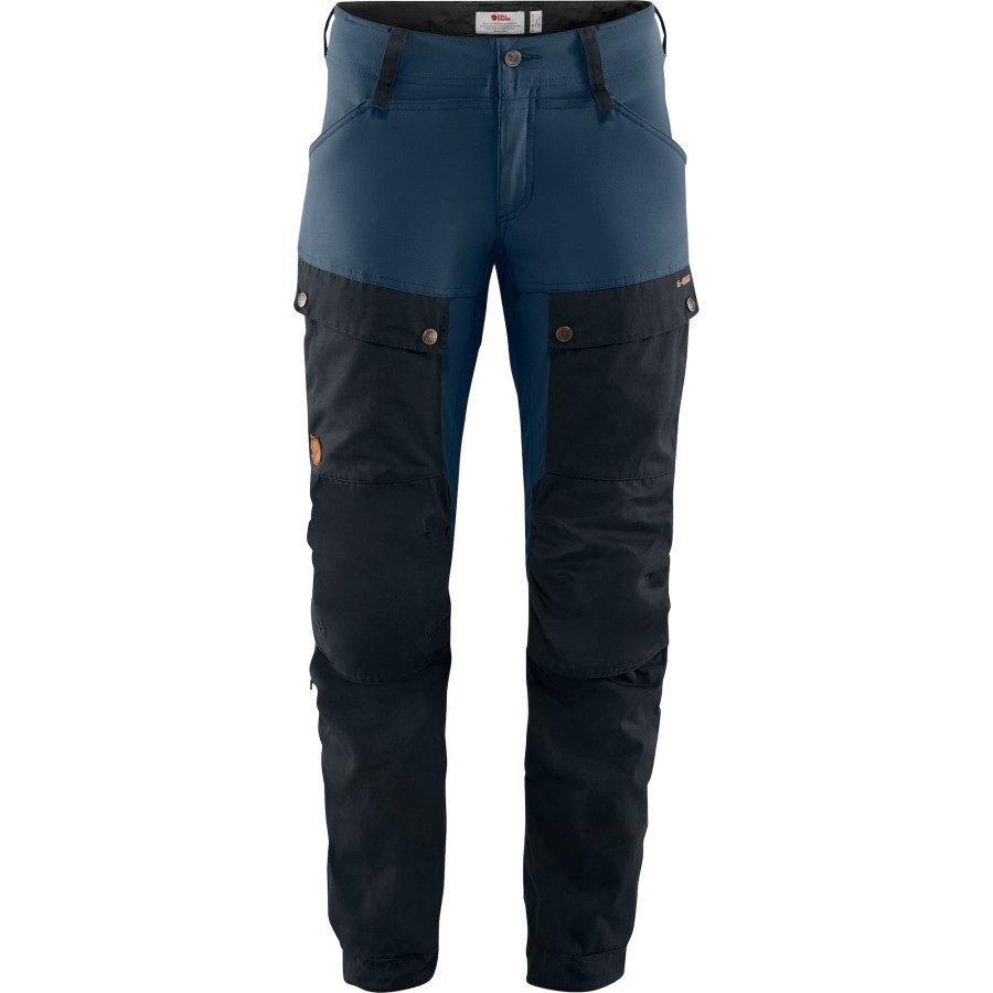 Dark Navy-Uncle Blue Fjällräven Keb Trousers W Short