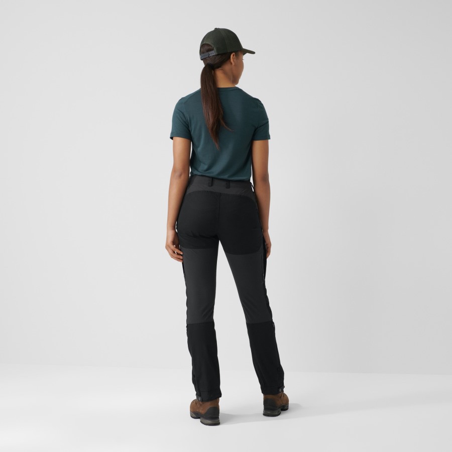 Dark Navy-Uncle Blue Fjällräven Keb Trousers W Short