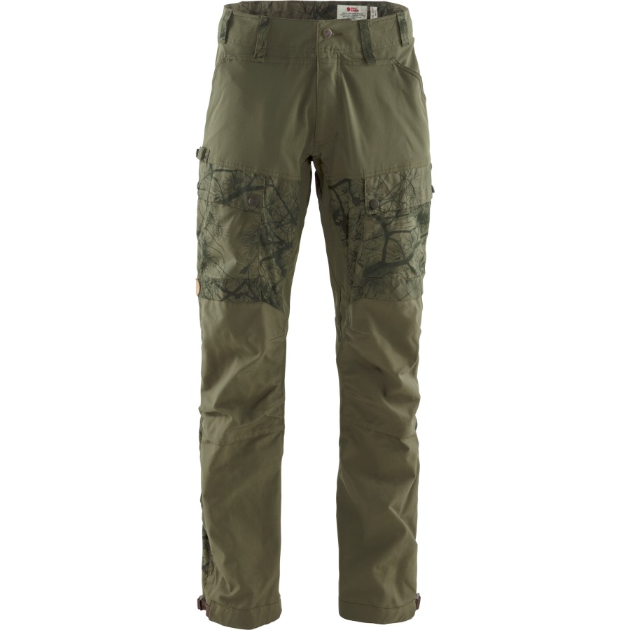 Fjällräven Green Camo-Laurel Green Lappland Hybrid Trousers M