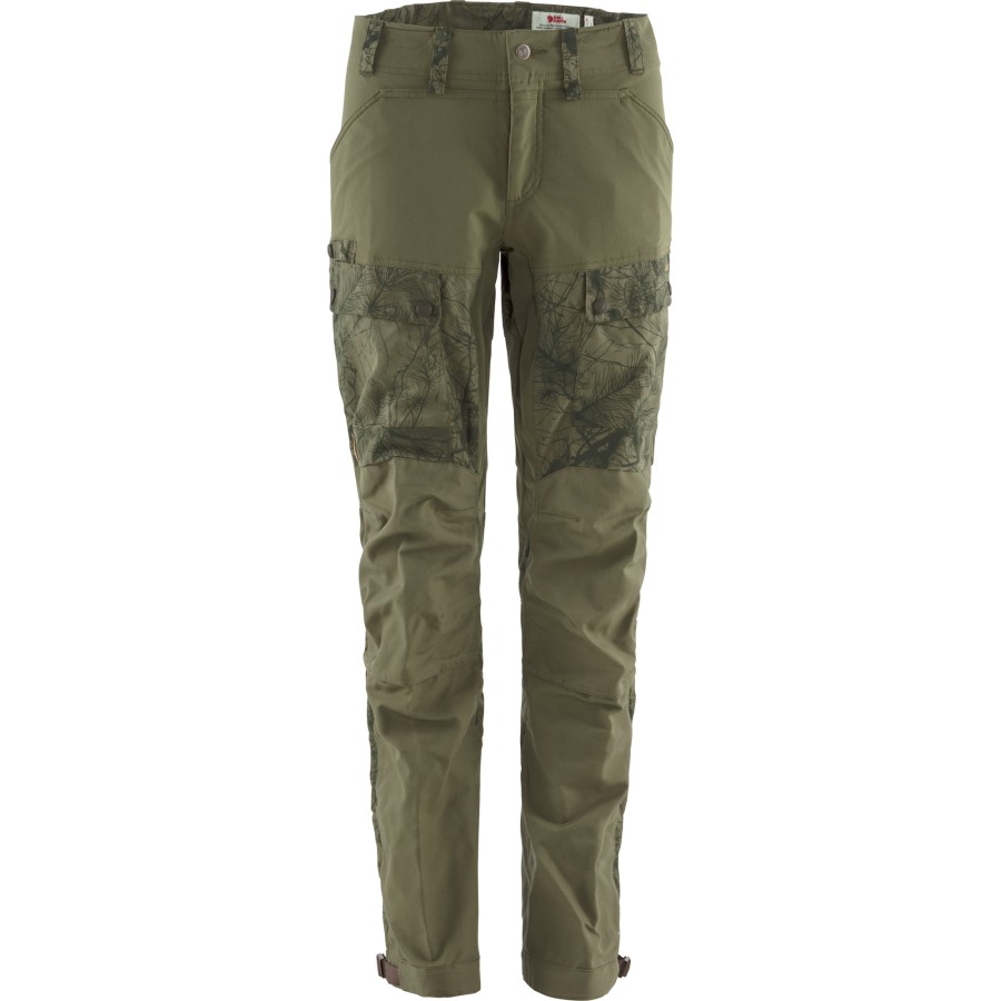 Green Camo-Laurel Green Fjällräven Lappland Hybrid Trousers W