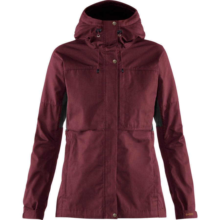 Dark Garnet-Dark Grey Kaipak Jacket W Fjällräven