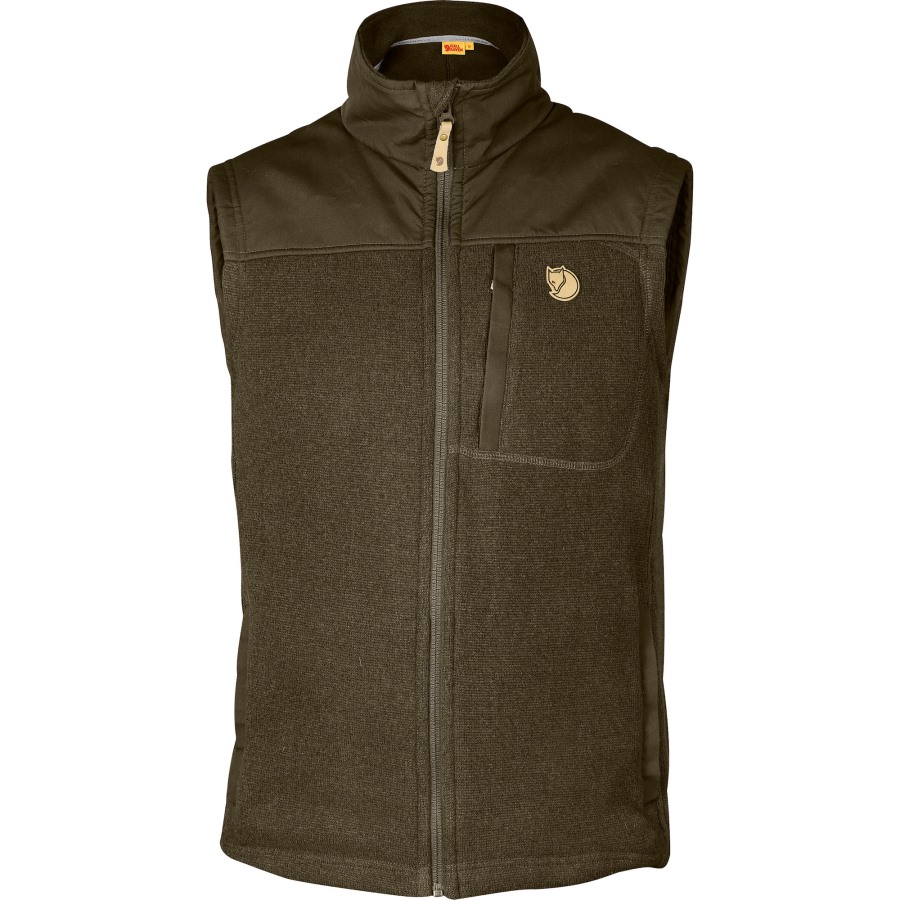 Fjällräven Dark Olive Buck Fleece Vest M