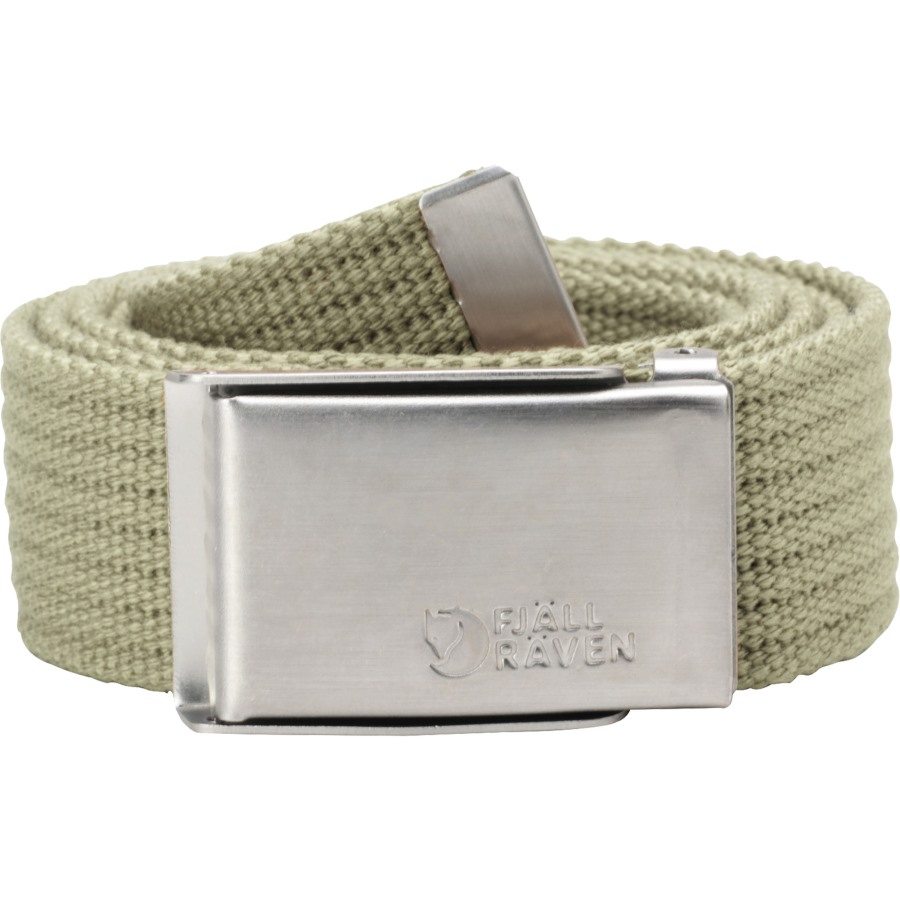 Light Khaki Fjällräven Merano Canvas Belt