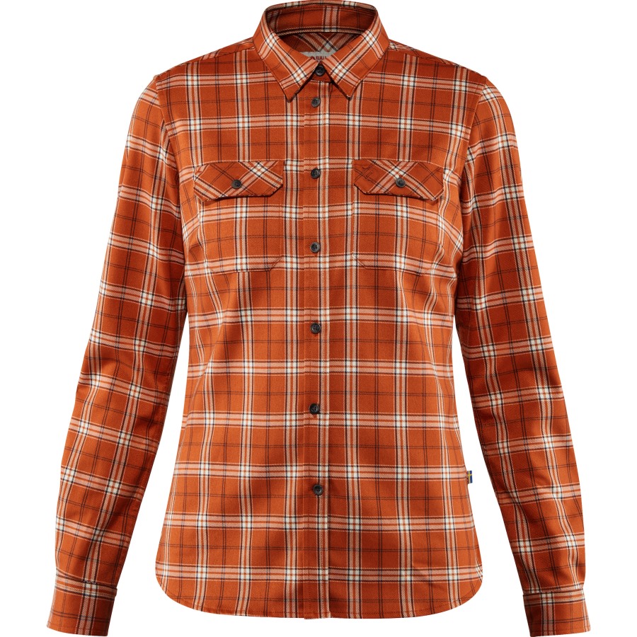 Fjällglim Stretch Shirt Ls W Autumn Leaf Fjällräven
