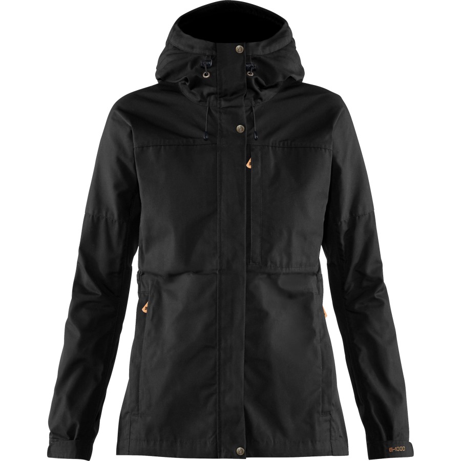 Fjällräven Black Kaipak Jacket W