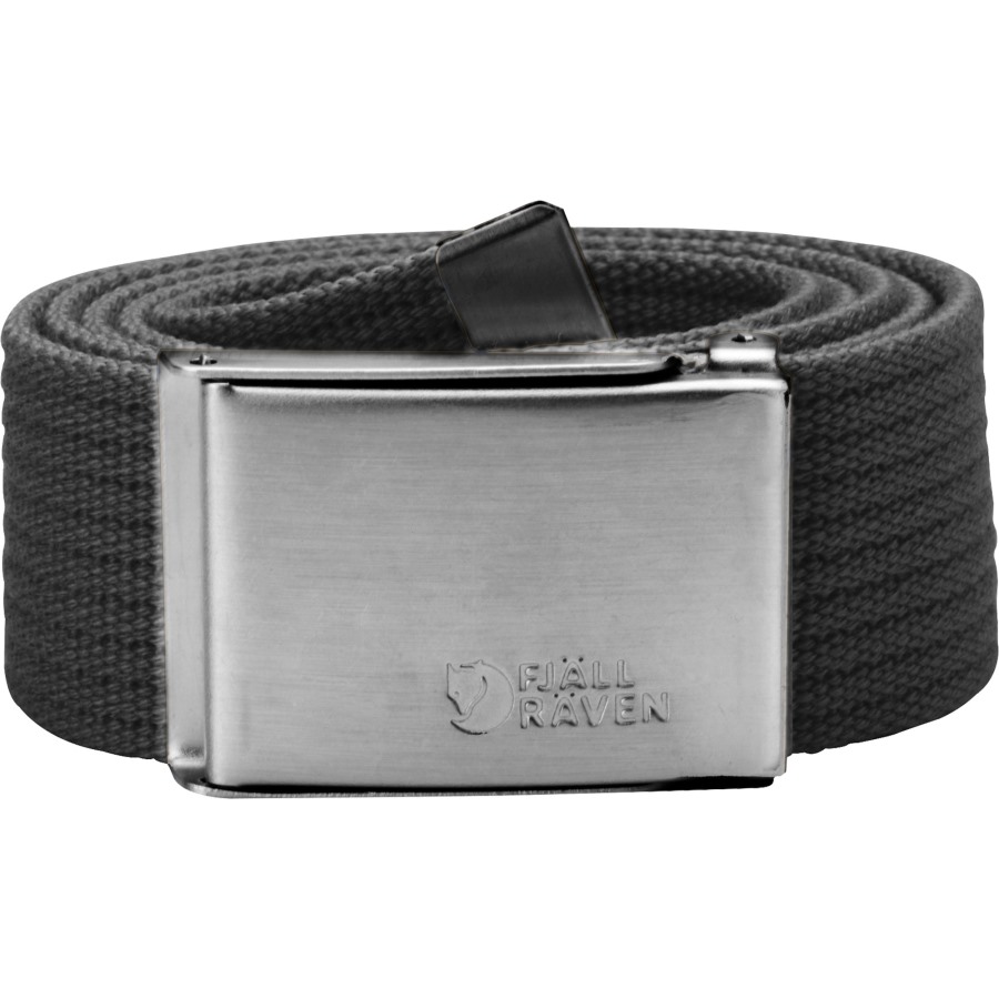 Fjällräven Dark Grey Canvas Belt