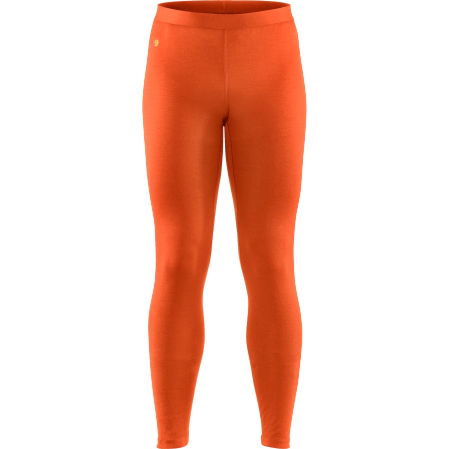 Fjällräven Hokkaido Orange Bergtagen Thinwool Long Johns M