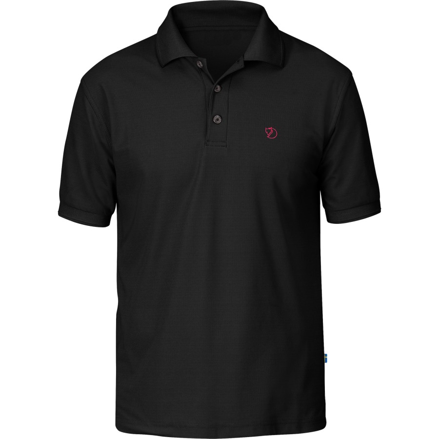 Crowley Pique Shirt M Fjällräven Black