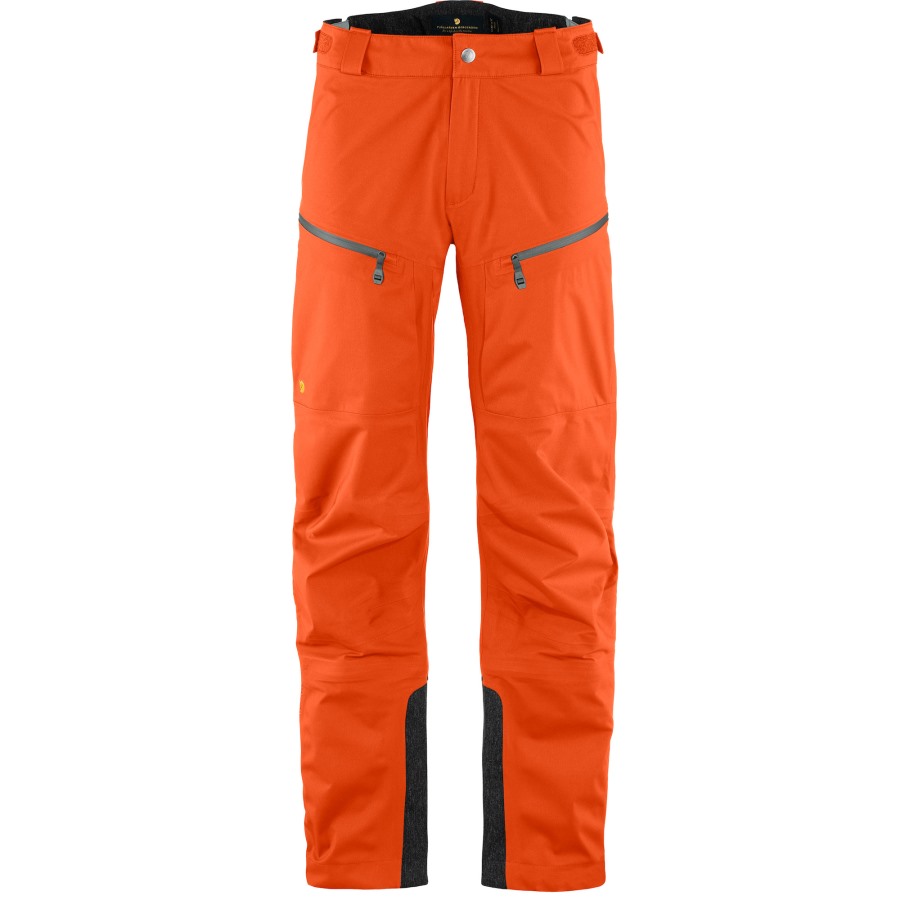 Fjällräven Bergtagen Eco-Shell Trousers M Hokkaido Orange