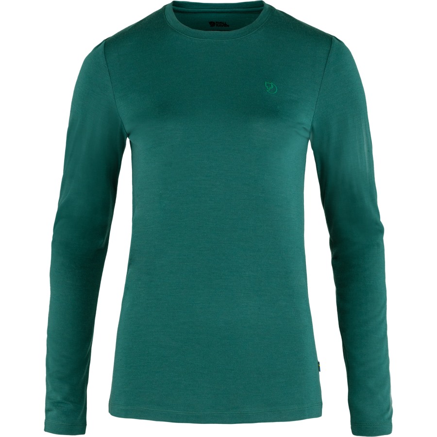 Arctic Green Fjällräven Abisko Wool Ls W