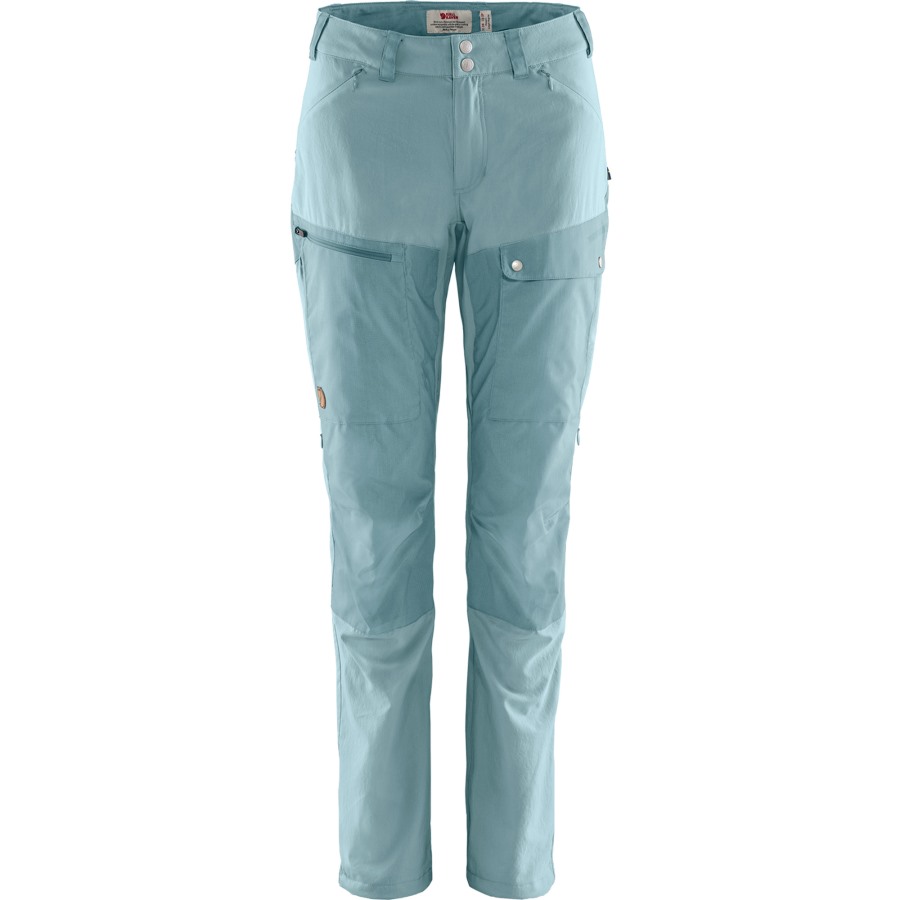 Abisko Midsummer Trousers W Short Fjällräven Mineral Blue-Clay Blue