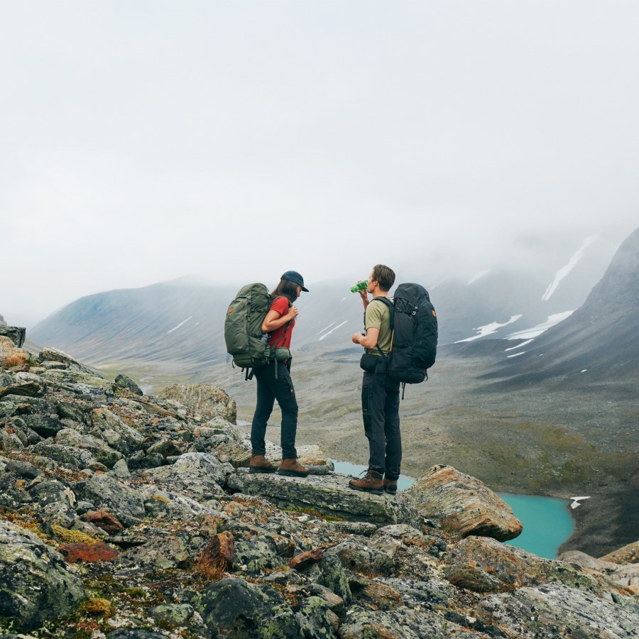 Abisko Midsummer Trousers W Short Fjällräven Mineral Blue-Clay Blue