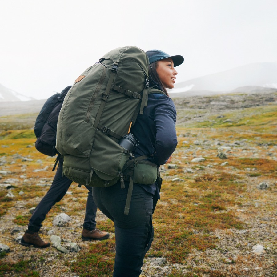 Abisko Midsummer Trousers W Short Fjällräven Mineral Blue-Clay Blue
