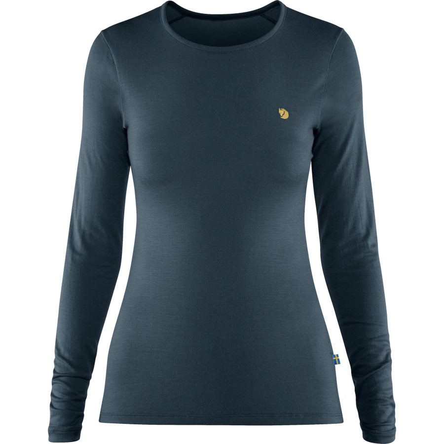 Mountain Blue Bergtagen Thinwool Ls W Fjällräven Brand