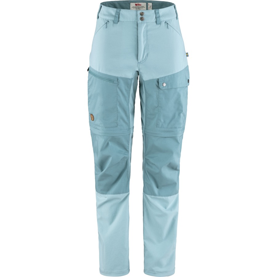 Mineral Blue-Clay Blue Fjällräven Abisko Midsummer Zip Off Trousers W