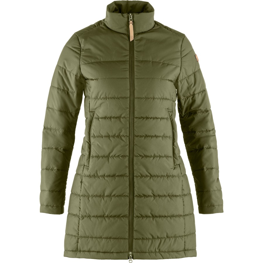 Kiruna Liner Parka W Fjällräven Green