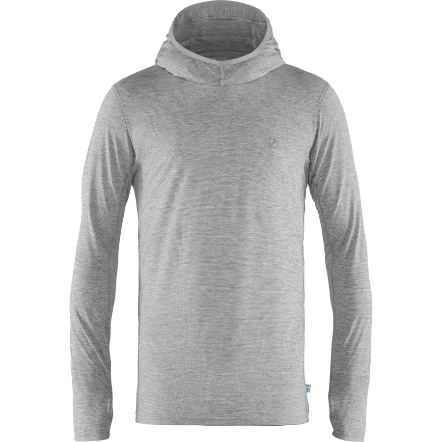 Shark Grey Fjällräven Brand Abisko Sun Hoodie M