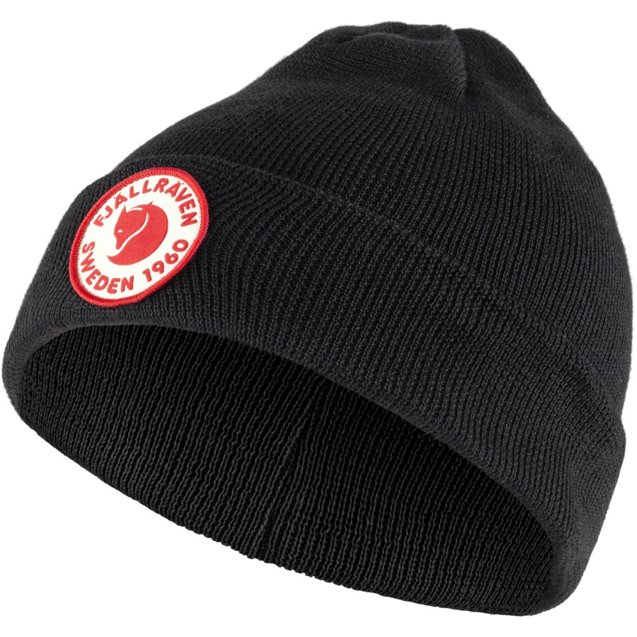 Black Fjällräven Kids 1960 Logo Hat