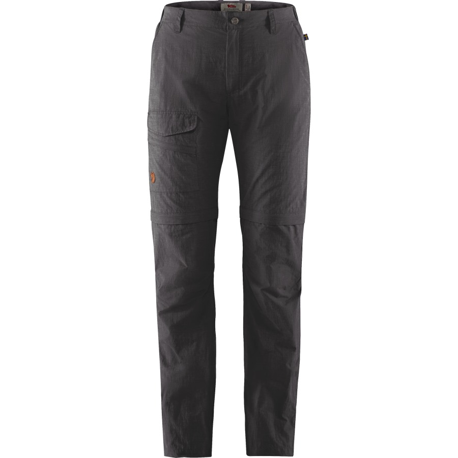 Travellers Mt Zip-Off Trousers W Dark Grey Fjällräven