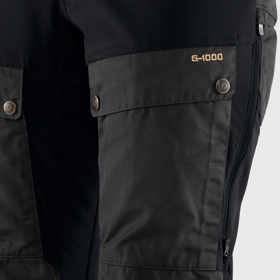 Fjällräven Timber Brown-Chestnut Keb Trousers Curved W Short