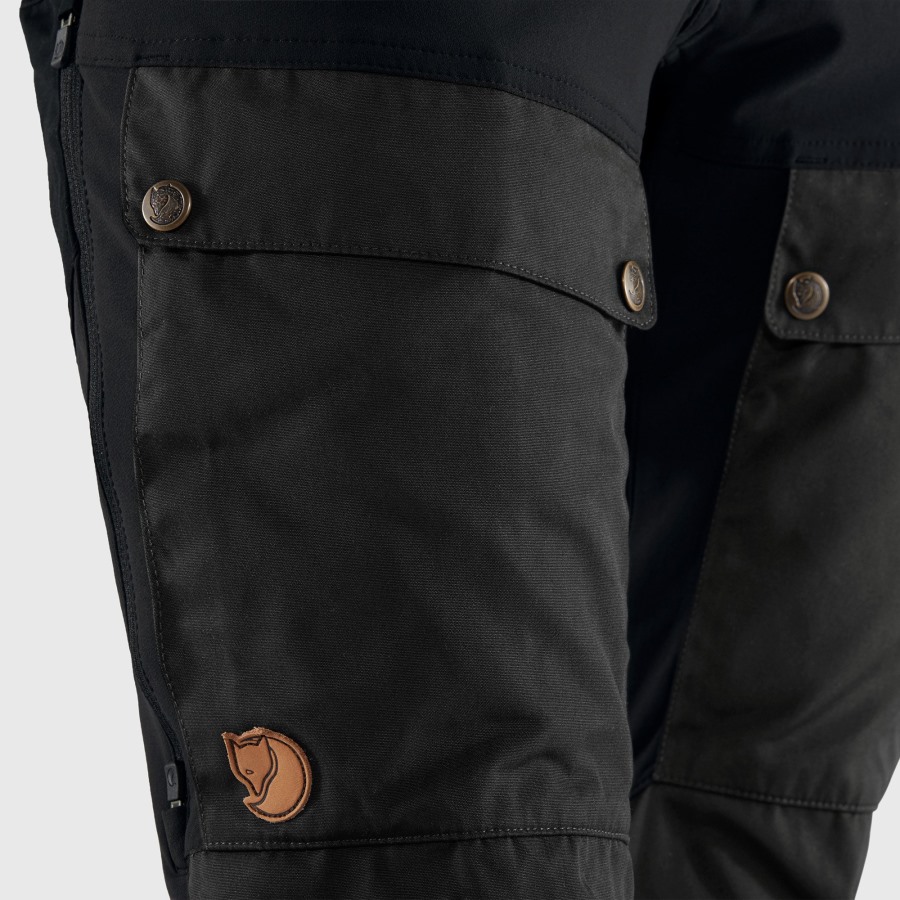 Fjällräven Timber Brown-Chestnut Keb Trousers Curved W Short