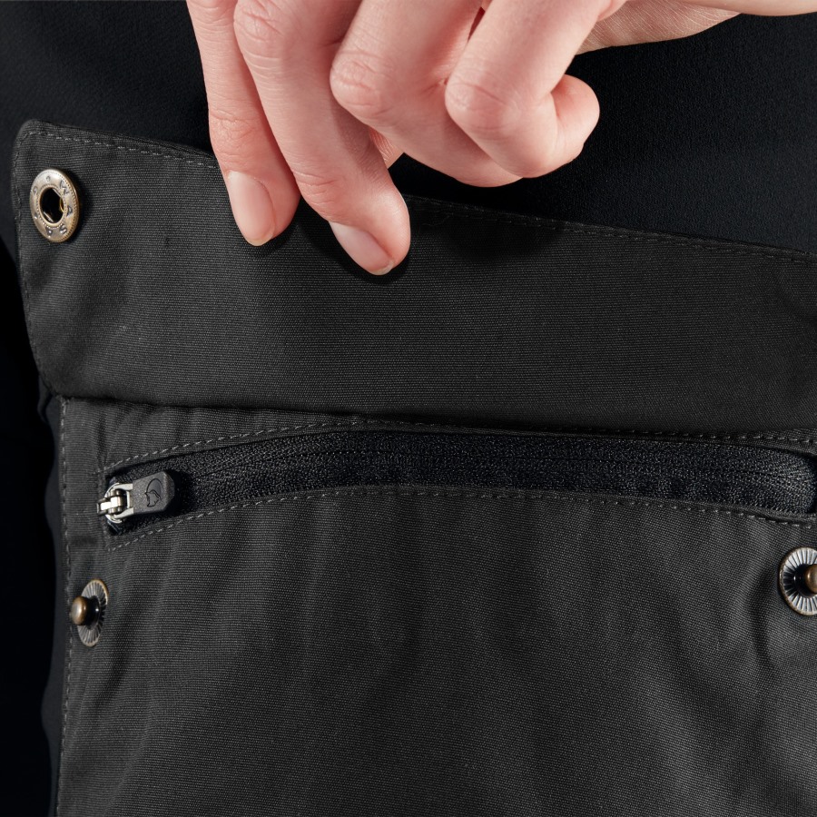 Fjällräven Timber Brown-Chestnut Keb Trousers Curved W Short