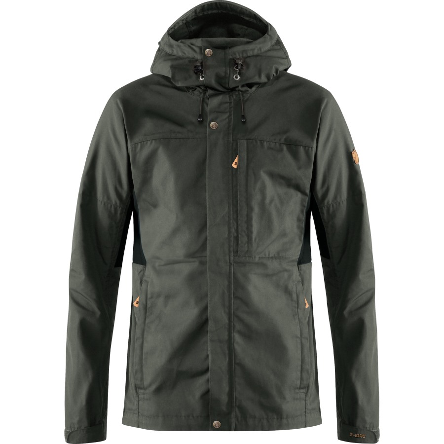 Fjällräven Dark Grey-Black Kaipak Jacket M